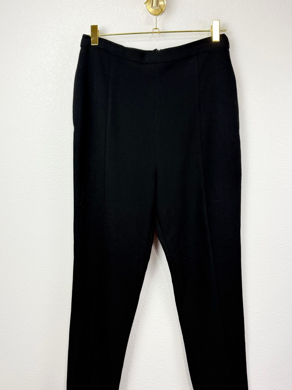 Black Halo NWT Black Slim Cropped Ankle Pants Size 8 - Picture 2 of 12
